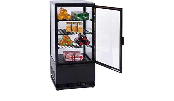 ZORRO - Vitrina refrigerante negra para tartas Gastro - 80 ...