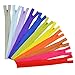 50pcs 7.8 Inch Sewing Zippers, Jmkcoz Nylon Invisible Zippers Tailor Sewer Craft for Sewing Assorted Colors Tailor Sewing Tools Garment Accessories Crafter's Special