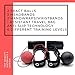 QSTA Boxing React Reflex Ball Bundle | 2-in-1 Boxing Reflex Ball Bundle | 2 Headbands + 2 Punching Ball + 2 handwraps | 2 Training Ball on String | React Reflect Ball | Perfect for Kids & Adults