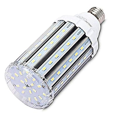 30W E27 LED Mais Lampe, Kaltweiß 6000K Energiesparlampe Hochleistung 3000Lumen LED Maiskolben Leuchtmittel Ersatz 200W Haloge