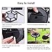 AUSHEN 4 Pack Solar Ground Lights, 12 LED Bulbs Solar Powered Disk Lights Solar Garden Lights Outdoor Waterproof Bright in-Ground Lights for Patio Lawn Pathway Yard Walkway Driveway Deck Pool (White)