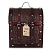 Chateau 6 Bottle Antique Wooden Wine Box by Twine