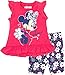 Disney Mickey Mouse Minnie Mouse T-Shirt and Shorts Outfit Set Toddler to Big Kid