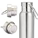 LifeSky Stainless Steel Sports Water Bottle - Double Walled Vacuum Insulated, Wide Mouth, BPA Free, 20oz (600ml)