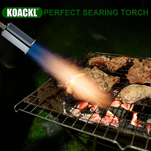 Koackl Powerful Grill Gun Propane Torch, Campfire Starter, Charcoal