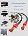 SNANSHI Outdoor Ethernet Cable 60 ft, Cat 8 Ethernet Cable 26AWG Heavy Duty Waterproof Outdoor Direct Burial UV Resistant Internet Cable LAN Cable for Garage,POE Camera/WiFi Extender,Outbuilding