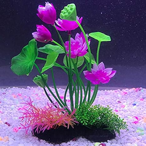 Amazon Co Jp レッドロータス 13xcm 盆栽花人工の水槽植物水族館デコレーション水槽の装飾品工場水生植物の花の装飾植物 ホーム キッチン