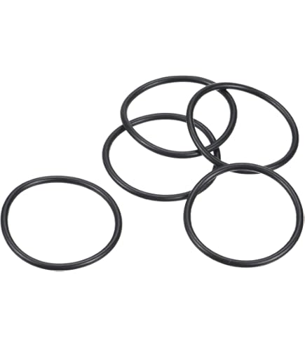 Othmro 50pcs Nitrile Rubber O-Rings, 1mm Wire Dia 9mm OD