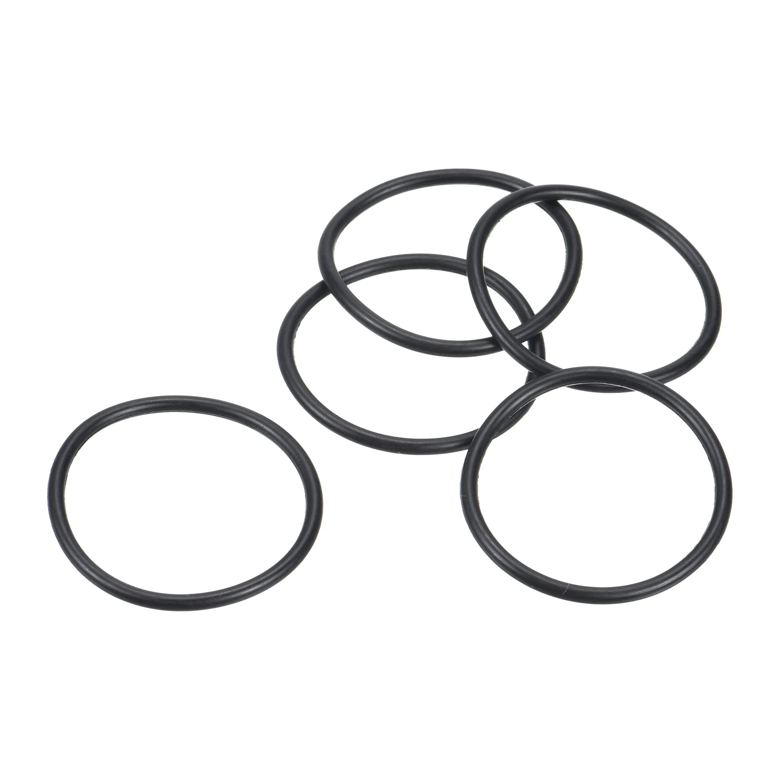 PATIKIL Nitrile Rubber O-Rings 32mm OD 28mm ID 2mm Width, 20 Pcs Metric Sealing Gasket for Faucet Plumbing Automotive Repair, Black