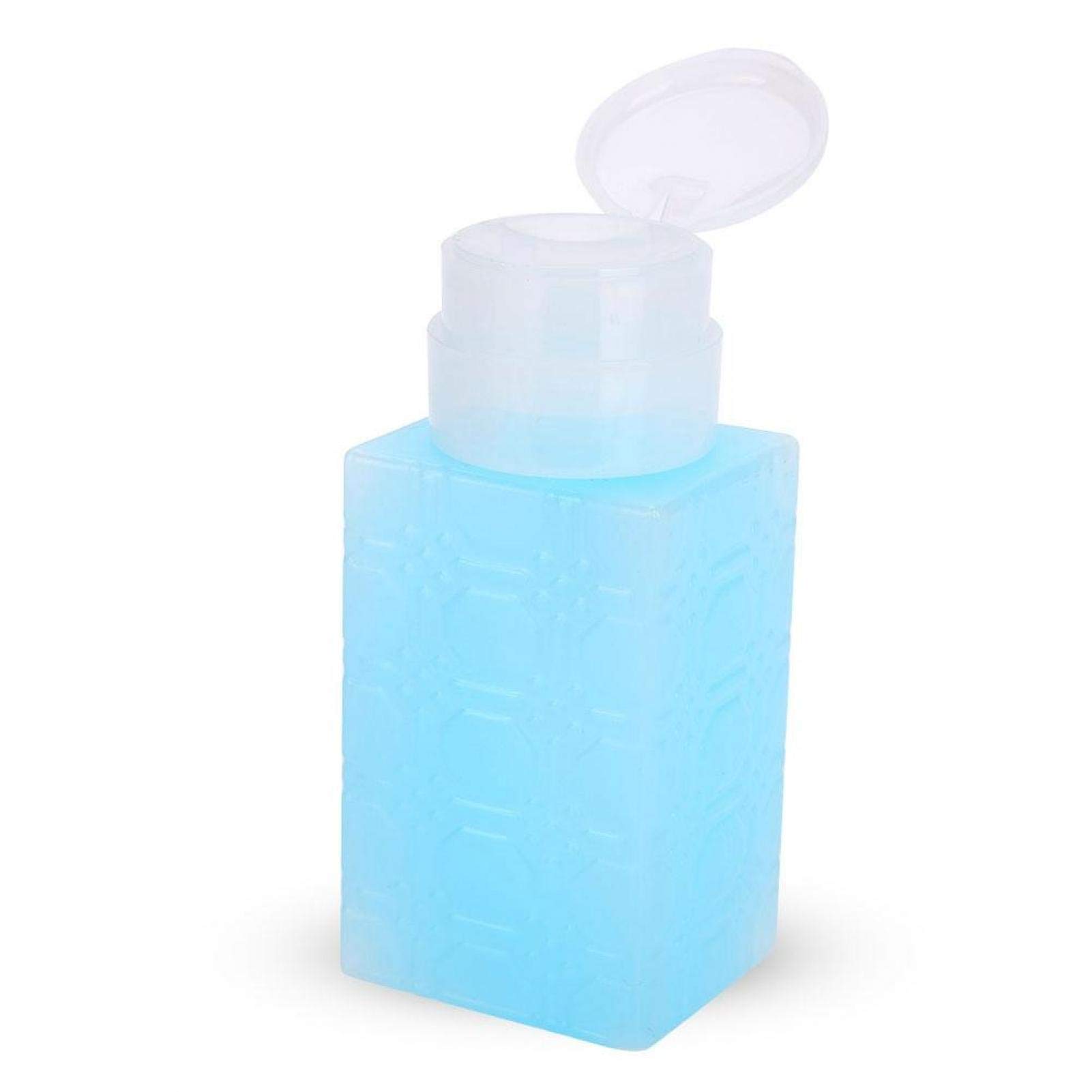 Pump Dispenser Bottle, Portable Refillable Pump Dispenser Bottle Nail Art Polish Makeup Remover Lotion Container(01)