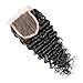 Brazilian Virgin Human Hair Deep Wave Lace Closure 4