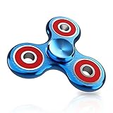 DODOTECH Anti-Anxiety Premium Quality EDC Fidget Spinner High Speed Hand Spinner Toys for Kids & Adults Stress Reducer Relieves ADHD Anxiety and Boredom Steel Ball Bearing - Blue