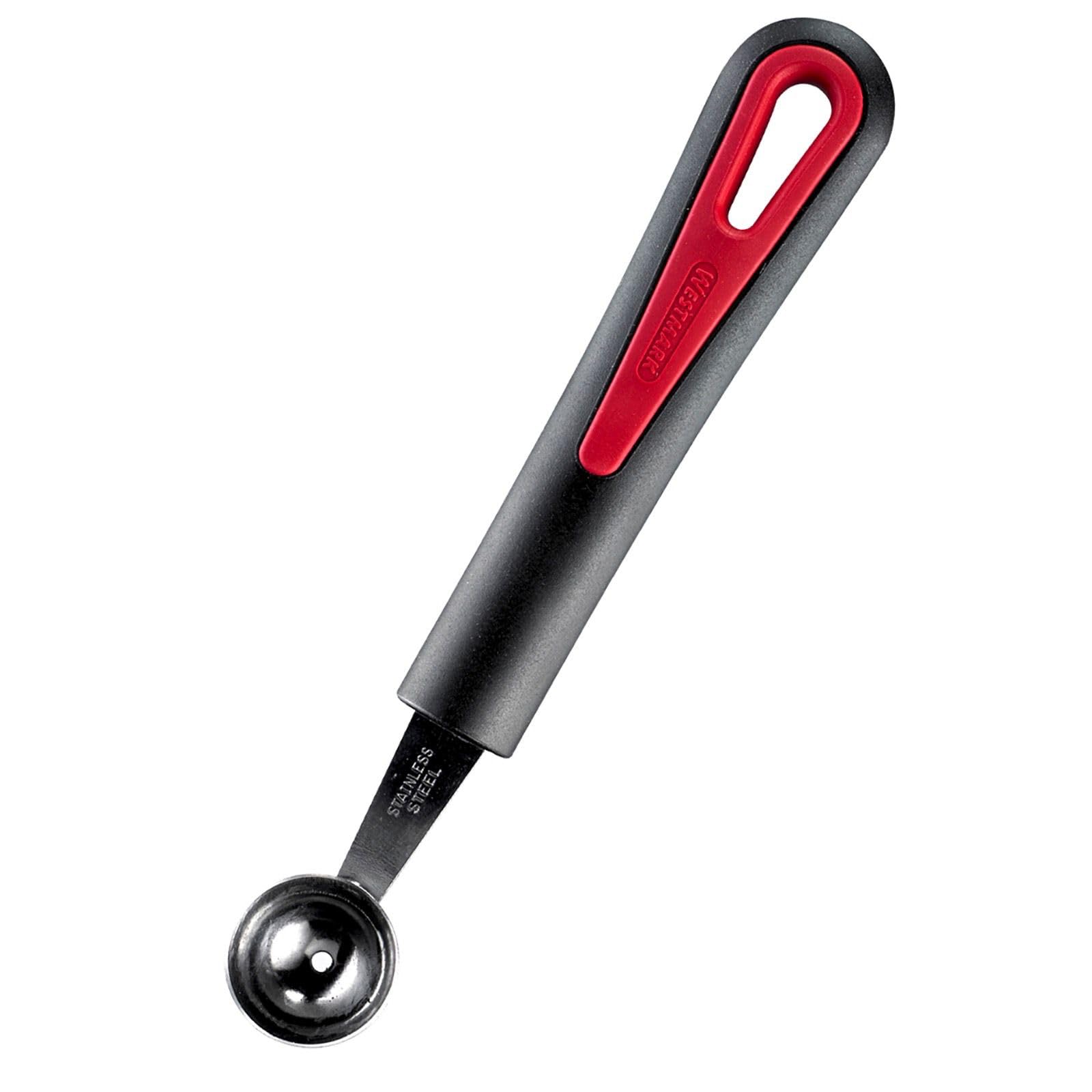 Westmark Fruit and Vegetable Baller, ø 26 mm, Length: 17.3 cm, Stainless steel/plastic, Gallant, Black/Red, 29222270