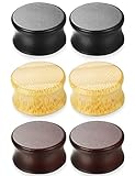 LOYALLOOK 3 Pairs Wood Organic Ear Tunnel Plugs Stretcher Gauges for Men and Women 3 Colors 11/16