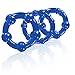 Soft Stretchy Beaded Cockrings - Male Enhancement Cock Rings - Pack of 3 - Sex Toy for Men (Blue)
