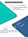 YAWHO Yoga Mat Fitness Mat Specifications 72” x 26” Thickness 1/4-Inch Eco Friendly Material SGS Certified Ingredients TPE Extra Large Non-Slip Exercise Mat with Carry Bag (Cyan)thumb 3
