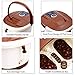 Smibie Foot Spa Bath Massager, Automatic Motorized Roller massager with Heat, Frequency Conversion, Frequency, LED Monitor, Adjustable Time & Temperature (brown)