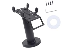 Adjustable POS Terminals Mount With Cable Management Angles Rotatable Machine Stand For Retail Stores Countertops Machine Hol