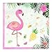 WERNNSAI 50PCS Flamingo Party Napkins - Luau Party Decorations 3 Ply Hawaiian Tropical Paper Napkins Pink Flamingo Birthday Supplies for Girls Luncheon Dinner Pool Birthday Favors