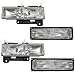 BROCK Driver and Passenger Composite Headlights & Front Signal Marker Lamps Replacement for Chevy GMC Pickup Truck SUV