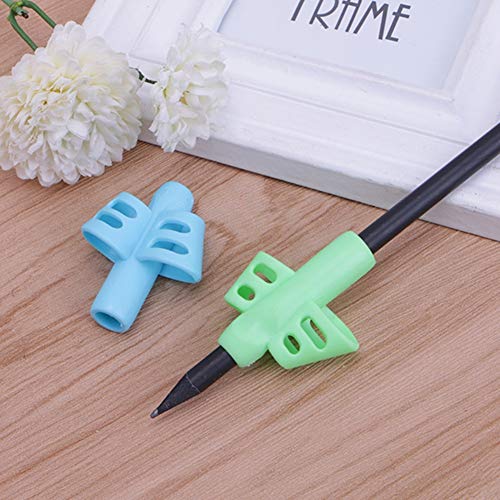 Two-Finger Pencil Grip, 2018 New Design Breakthrough Training and Cultivate Children Pencil Holder Pen Writing Aid Grip Posture Correction Tool 3PCS/Set Children Stationery Gift. - Thumbnail 5