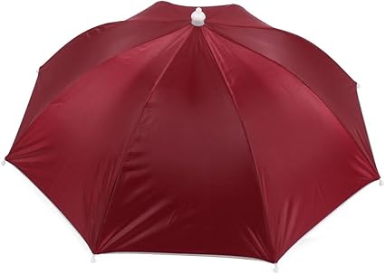 red umbrella hat