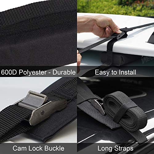Neolife Soft Roof Rack Pads with Single WrapRax Straps for Surfboard, SUP Paddleboard