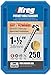 Kreg SML-C150-250 Zinc Pocket Screws, 1-1/2 Inch #8 Coarse Thread, Maxi-Loc Head (250 Count)