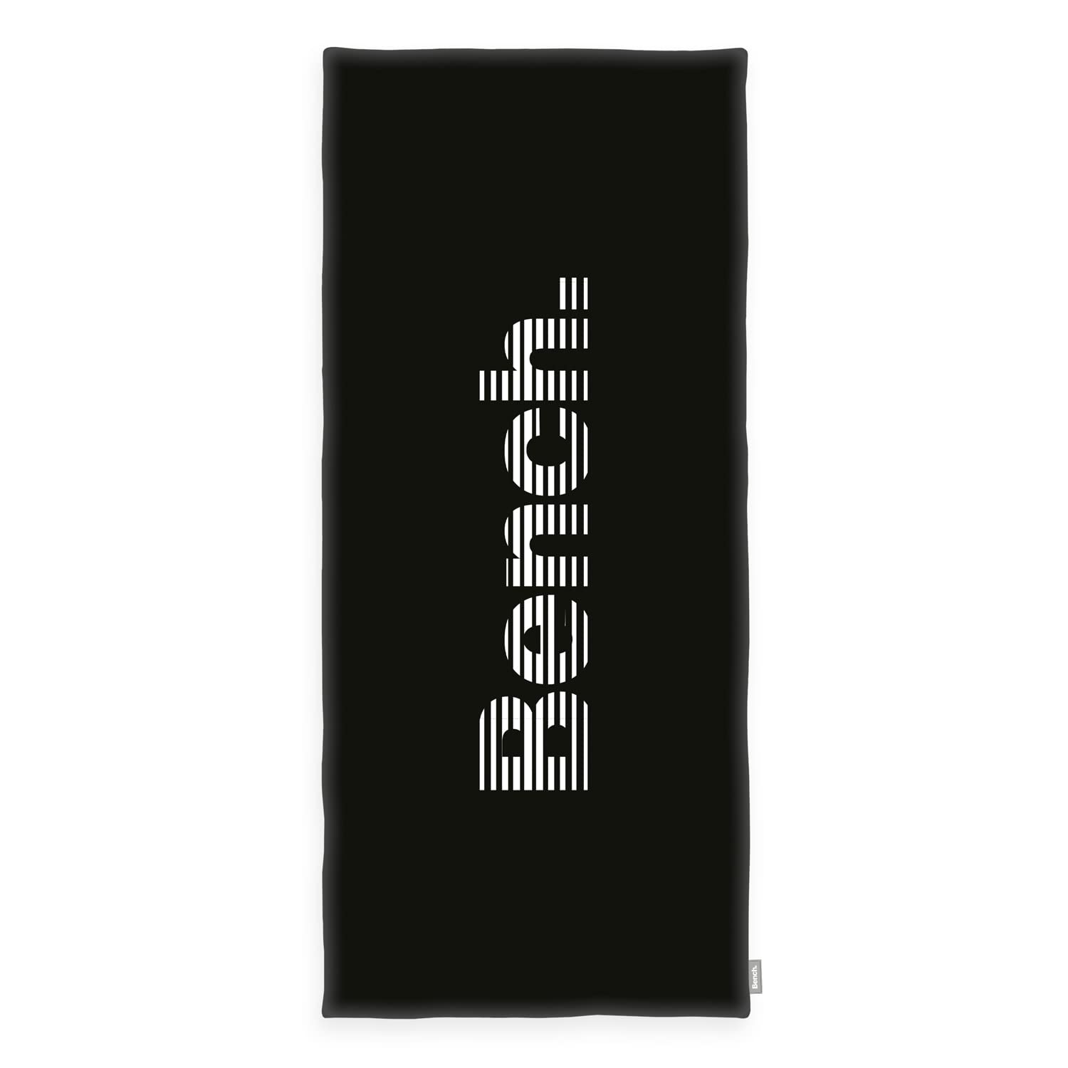 Herding Bench beach and sauna towel, 80 x 180 cm, 100% cotton, velour, with hanger, colour: Black, item no.: 6112605537