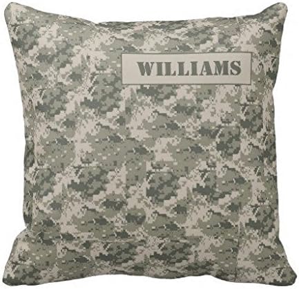 Army Acu Camoflauge Digital Couch Throw Pillow Case Cushion Cover