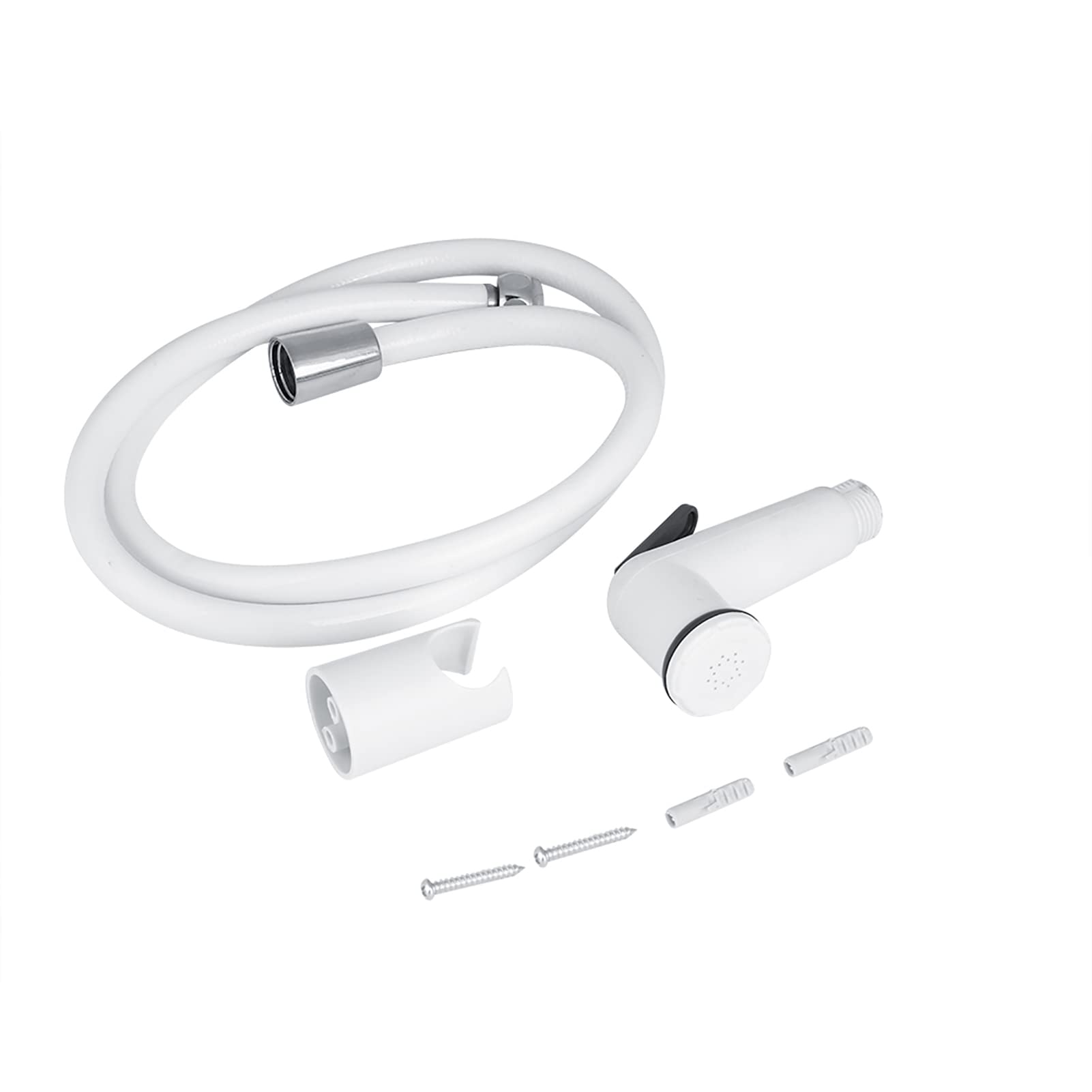 Fdit Portable ABS Plastic Handheld Spray Head System Bidet Shower Bathroom Socially - EU