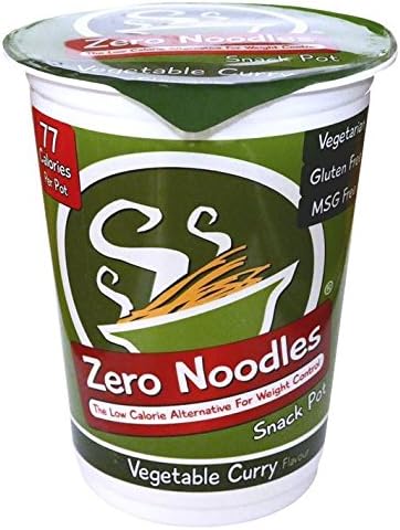 Zero Noodles Vegetable Curry Snack Pot 230g (Pack of 2)