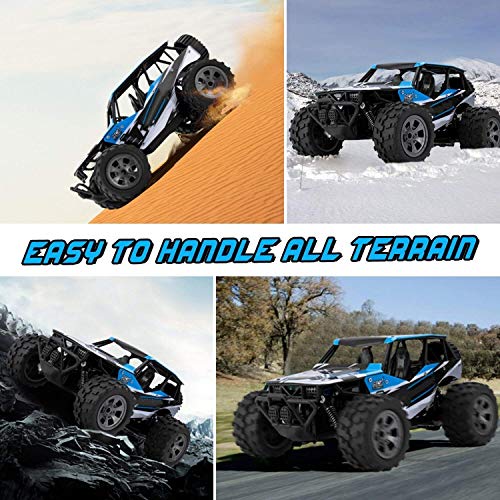 RC Car for Kids, Remote Control Car High-Speed Off Road 1:12 Scale Desert Buggy Vehicle 2.4Ghz 2WD Electric Racing Car, Best Toy Car for Kids - Thumbnail 2