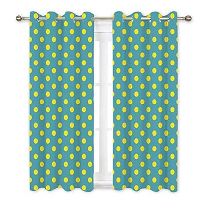 Amazon Com Misscc Decorative Blackout Curtains Seamless Yellow