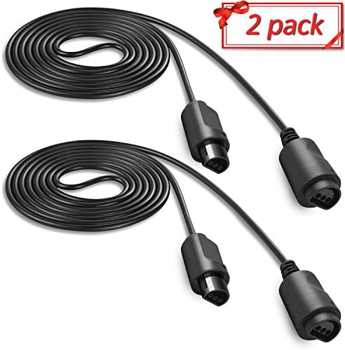 2 Pack iNNEXT 6ft / 1.8m N64 Extension Cable Cord for N64 Controller Nintendo 64 Game Console