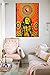 ANJANIYA Bob Marley Beautiful Bohemian Room Dorm Decor Hippie Small Boho Rasta Tapestry Poster Size 40