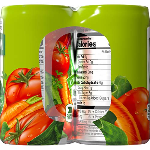 V8 Low Sodium Original 100 Vegetable Juice, Vegetable Blend with