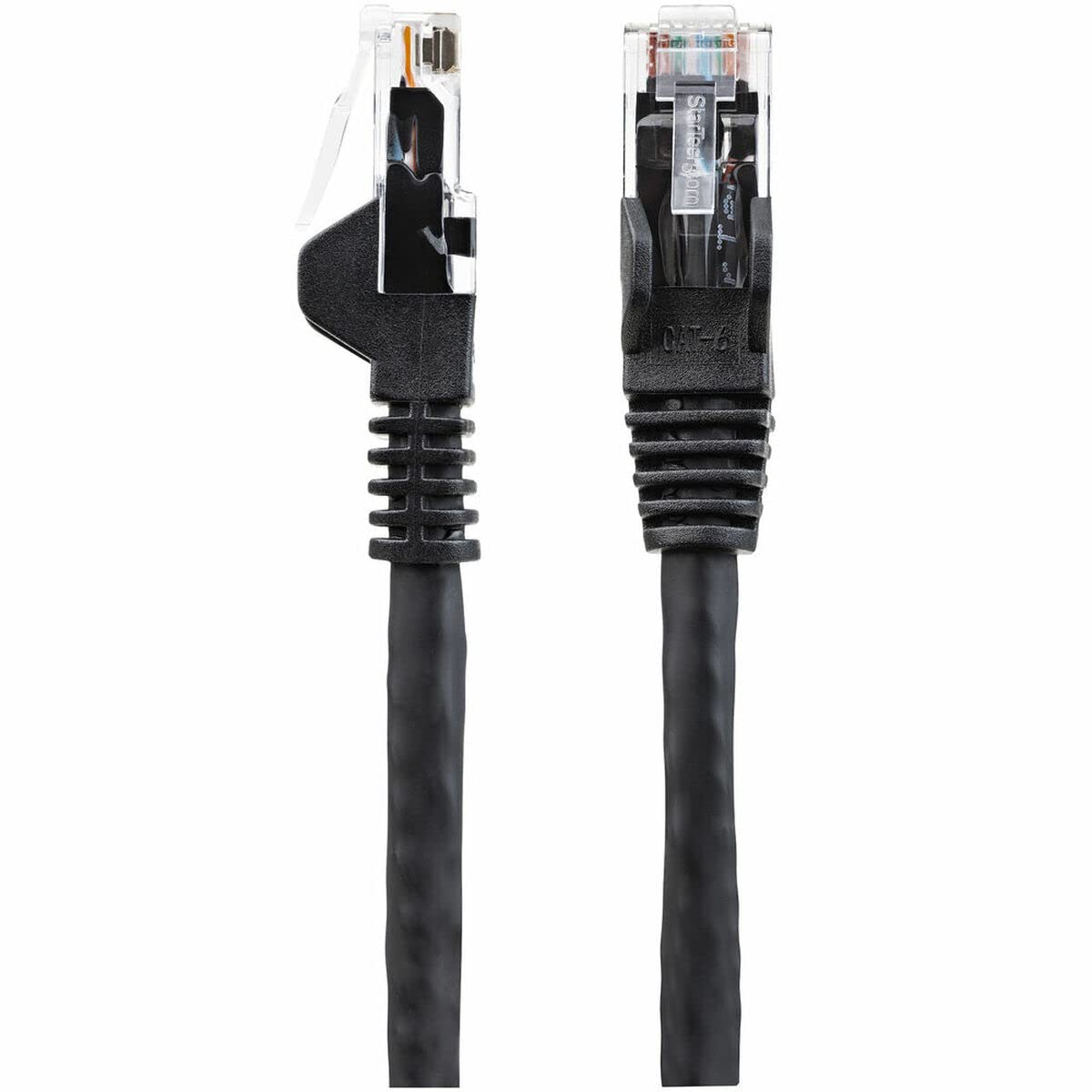 StarTech.com 5m CAT6 Ethernet Cable - LSZH (Low Smoke Zero Halogen) - 10 Gigabit 650MHz 100W PoE RJ45 UTP Network Patch Cord Snagless with Strain Relief - Black, CAT 6, ETL Verified (N6LPATCH5MBK)