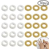 Habbi Acupressure Finger Rings 30pcs Spiky Sensory Finger Rings Medicine Massage Ring Handheld Fidget Toy for Kids Teens & Adults Silent Stress Reducer & Massager - Helps with Focus ADHD & Autism