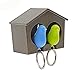 Saim Lover Sparrow House Key Ring Bird Nest Shape, Keychain Split Ring Home Wall Hook Holder Key Ring-Brown