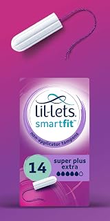 Lil-Lets Non-Applicator Super Plus Extra Tampons 84 (6x14) Plant-Based view 3