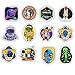 ET Stickers Laptop Mystical UFO Alien Human Stickers Waterproof Skateboard Car Snowboard Bicycle Luggage Decor (UFO-50pcs)