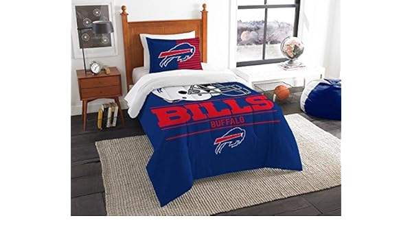 Amazon Com Buffalo Bills 2 Piece Twin Size Printed Comforter