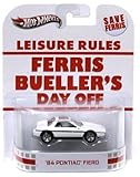 Hot Wheels Retro Ferris Bueller's Day Off 1:55 Die Cast Car '84 Pontiac Fiero