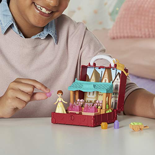 Disney Die Eiskönigin 2 Pop-Up Abenteuer Dorfset Spielset mit Griff, inklusive Anna Puppe zum Disney Film Die Eiskönigin… – Bild 7
