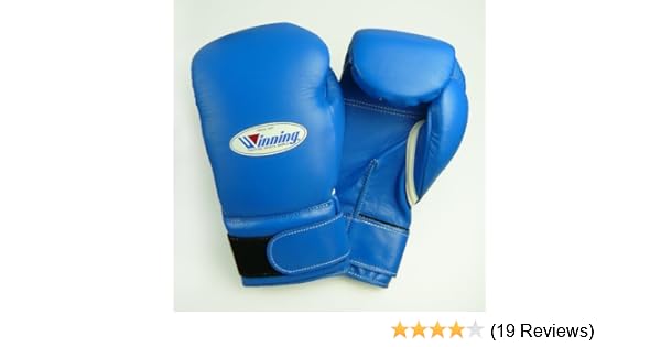 blue winning gloves