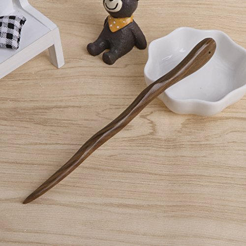 cici store Women Hair Pin Classic Hairpins Natural Wood Jewelry Hair Sticks Vintage Ebony