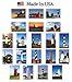 LIGHTHOUSES postcard set of 20 postcards. U.S. lighthouse theme post card variety pack. Made in USA.