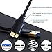 Besgoods 3-Pack 6ft Braided Super Speed USB 3.0 Charger Cable - Type A Male to Micro B Fast Charger Cord Compatible for Samsung Galaxy S5, Note 3, Hard Drive - Black White Blue