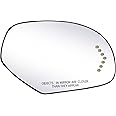 Tootai Passenger Side Replacement Mirror Glass compatible with Cadillac & GMC vehicles - 2007-2008 Escalade, ESV, EXT | Sierra 1500/2500HD, Yukon/Yukon XL 1500, Turn Signal, RH, 15886196